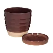 CACHEPÔ 13 CM BROOME - RUBY MOCHA - Foto 2
