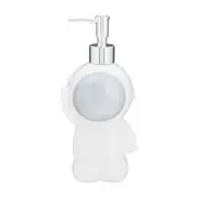 PORTA-SABONETE LÍQUIDO COSMO NAUTA - BRANCO/PRATA - Foto 1