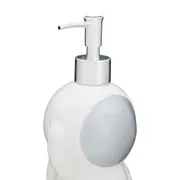 PORTA-SABONETE LÍQUIDO COSMO NAUTA - BRANCO/PRATA - Foto 5
