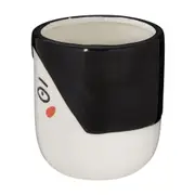 CACHEPÔ 11 CM FACEPOP I - PRETO/BRANCO - Foto 3