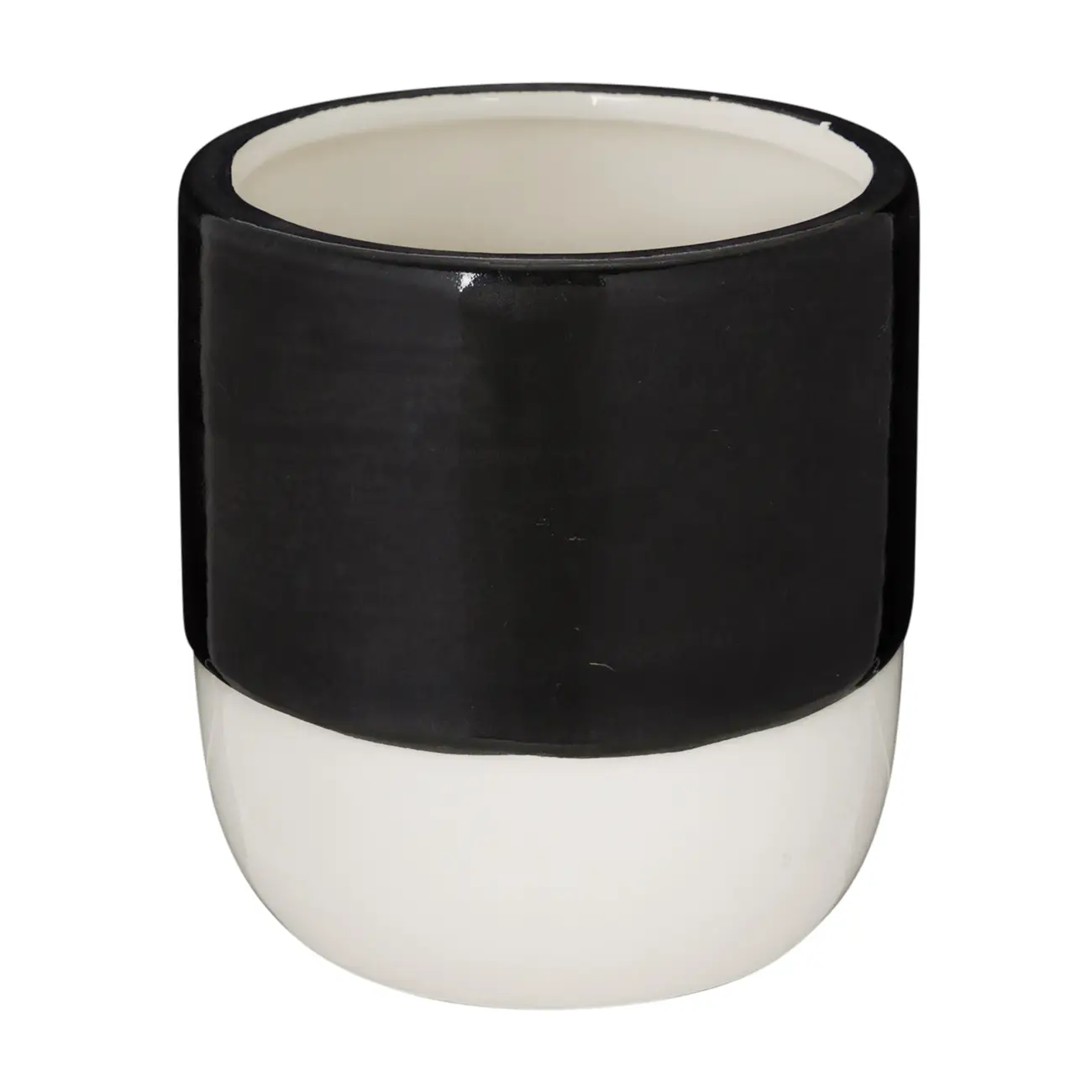 CACHEPÔ 11 CM FACEPOP I - PRETO/BRANCO - Foto 4