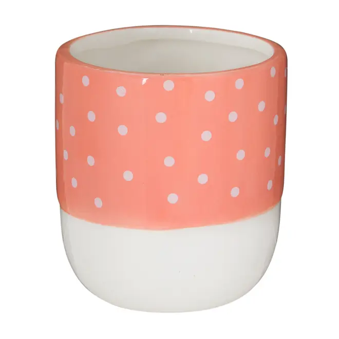 CACHEPÔ 11 CM FACEPOP II - MELÃO/BRANCO - Foto 4