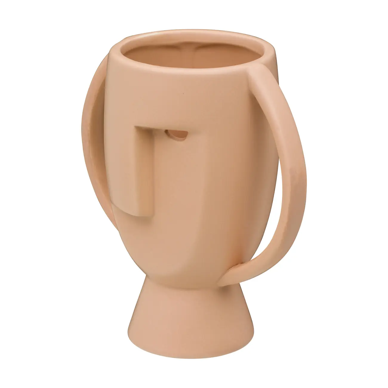 VASO DECORATIVO 16 CM RING GLAM - AREIA - Foto 2
