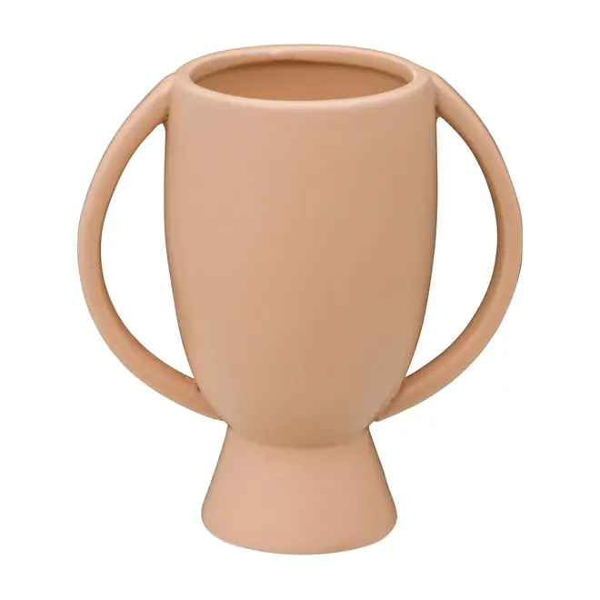 VASO DECORATIVO 16 CM RING GLAM - AREIA - Foto 4