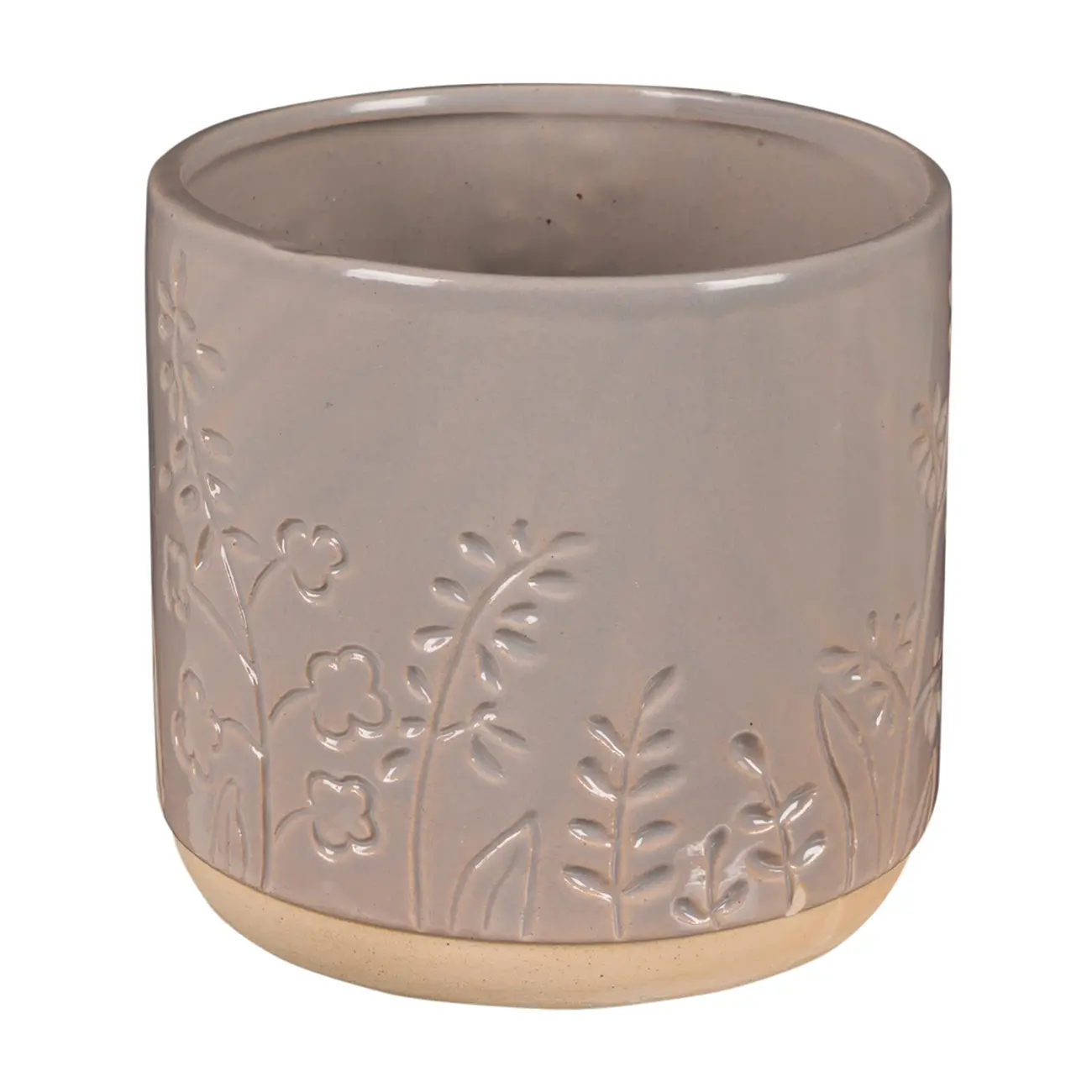 CACHEPÔ 13 CM TRÈFLE - CINZA PROVENCE - Foto 2
