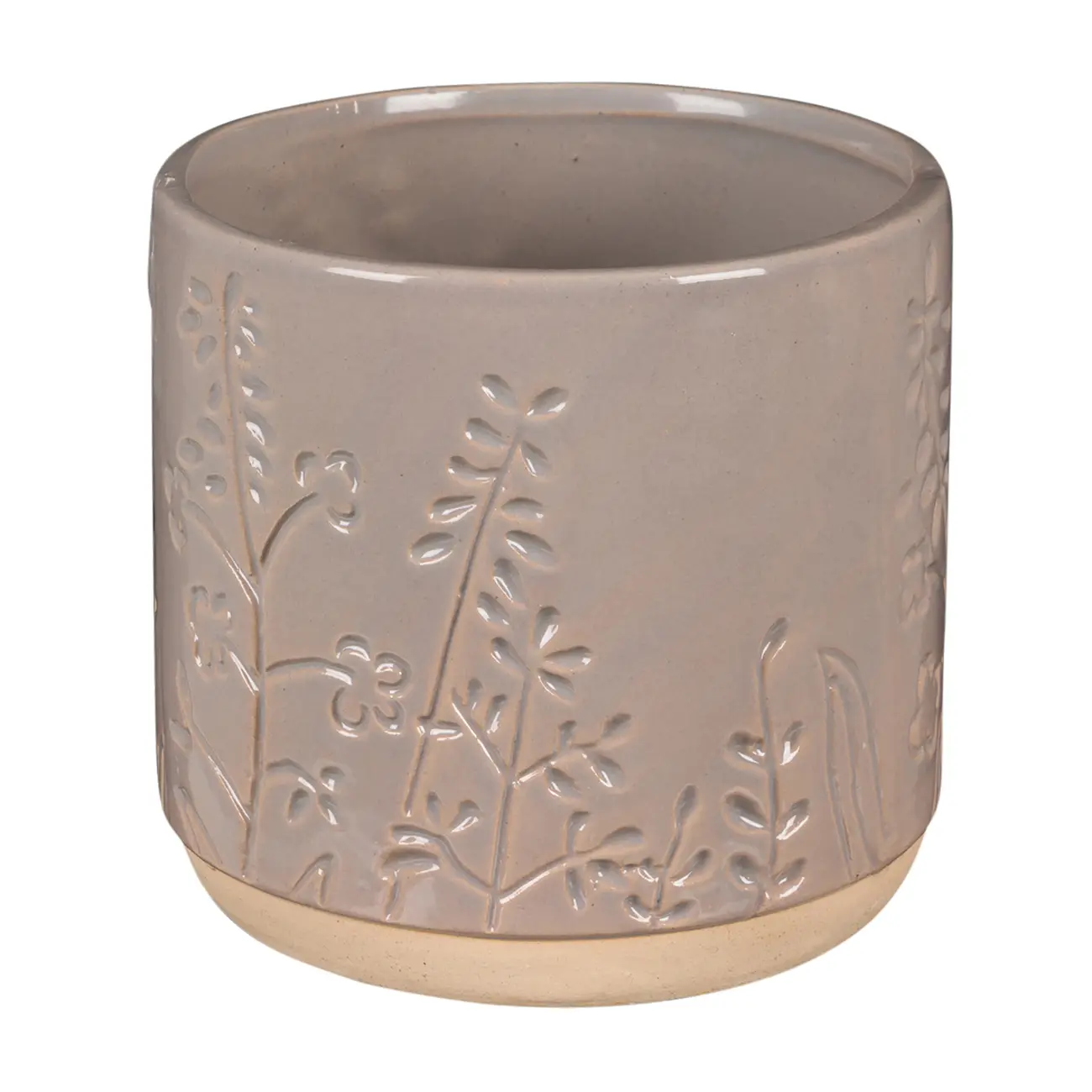 CACHEPÔ 13 CM TRÈFLE - CINZA PROVENCE - Foto 3
