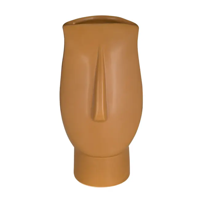 VASO DECORATIVO 23 CM NUMAN - CANELA DO CEILÃO/CANELA DO CEILÃO - Foto 1