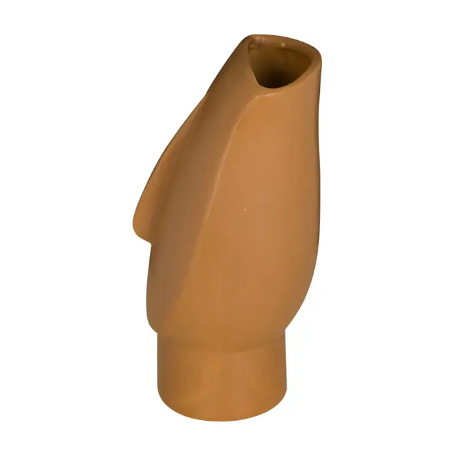 VASO DECORATIVO 23 CM NUMAN - CANELA DO CEILÃO/CANELA DO CEILÃO - Foto 3