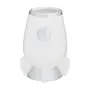 PORTA-ESCOVA PASTA COSMO NAVE - BRANCO/PRATA - Foto 1