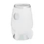 PORTA-ESCOVA PASTA COSMO NAVE - BRANCO/PRATA - Foto 2