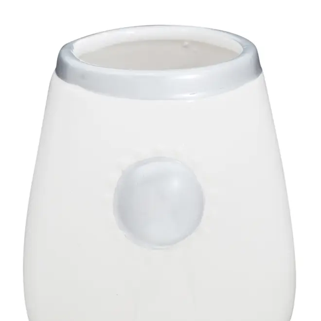 PORTA-ESCOVA PASTA COSMO NAVE - BRANCO/PRATA - Foto 4