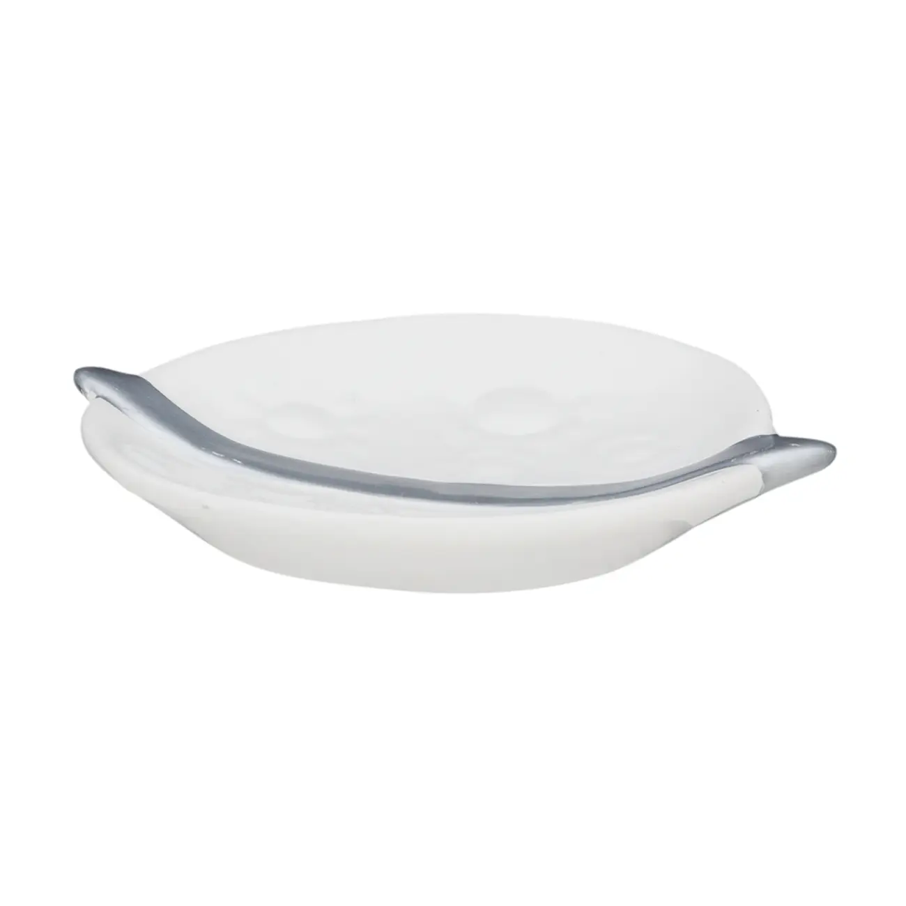 SABONETEIRA COSMO - BRANCO/PRATA - Foto 1