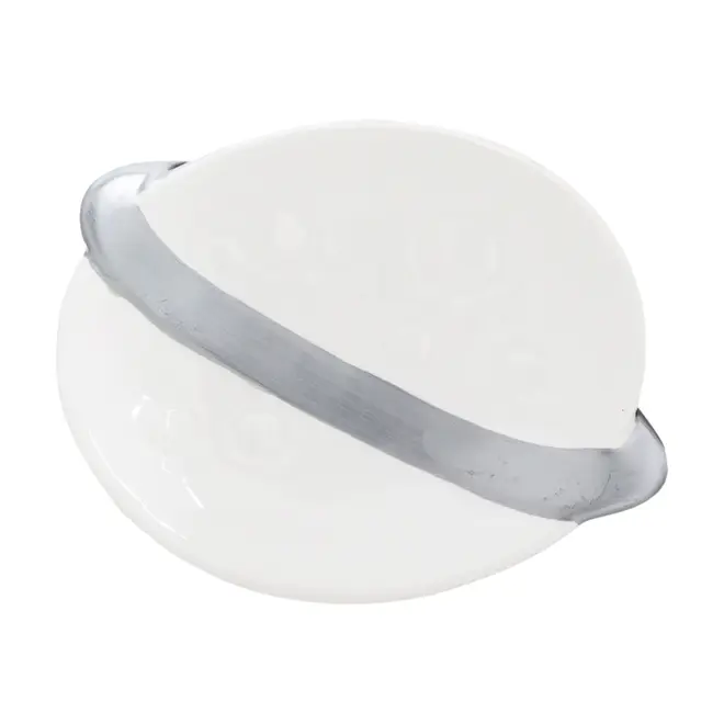 SABONETEIRA COSMO - BRANCO/PRATA - Foto 2