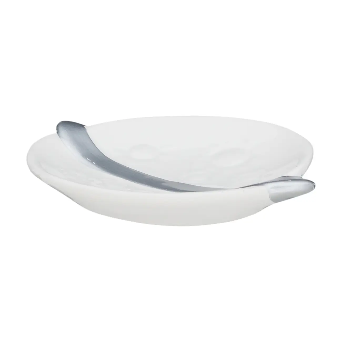 SABONETEIRA COSMO - BRANCO/PRATA - Foto 3