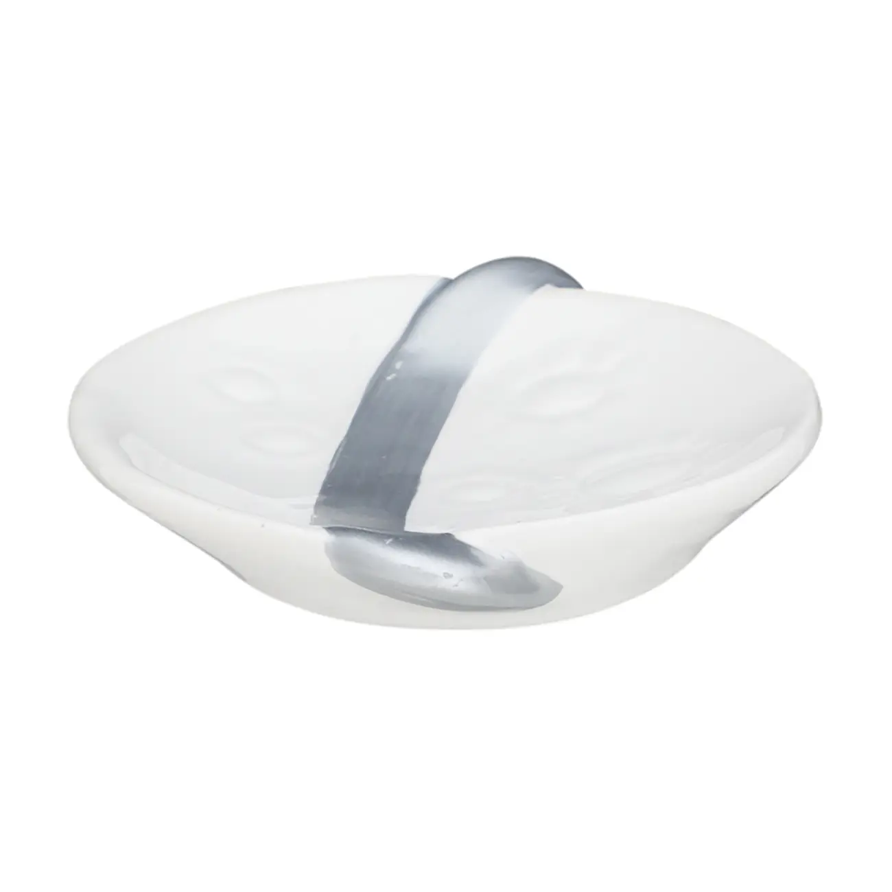SABONETEIRA COSMO - BRANCO/PRATA - Foto 4