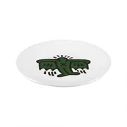 PRATO DE SOBREMESA KEITH HARING FLYING - BRANCO/VERDE - Foto 2