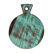 TÁBUA 27 CM X 21 CM XILO - VERDE/AZUL - Foto 1