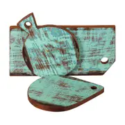 TÁBUA 27 CM X 21 CM XILO - VERDE/AZUL - Foto 6