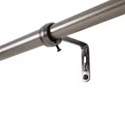 SUPORTE PARA CORTINA EXTENSÍVEL 1,82 M/3,56 M 25 MM GOTHEM - GRAFITE/MARROM - Foto 4