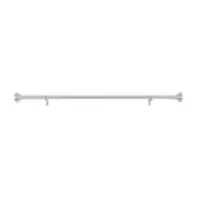 SUPORTE PARA CORTINA EXTENSÍVEL 91 CM/1,82 M 25 MM EVOLUN - NÍQUEL - Foto 1