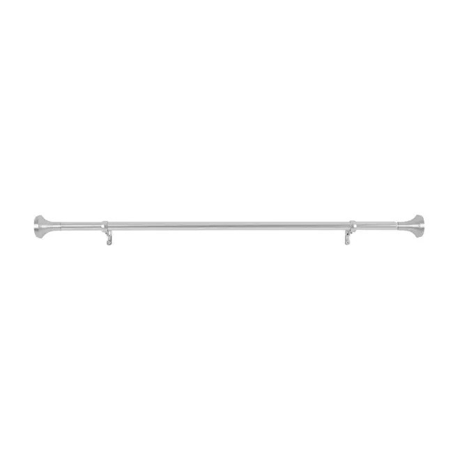 SUPORTE PARA CORTINA EXTENSÍVEL 91 CM/1,82 M 25 MM EVOLUN - NÍQUEL - Foto 1