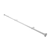 SUPORTE PARA CORTINA EXTENSÍVEL 91 CM/1,82 M 25 MM EVOLUN - NÍQUEL - Foto 3