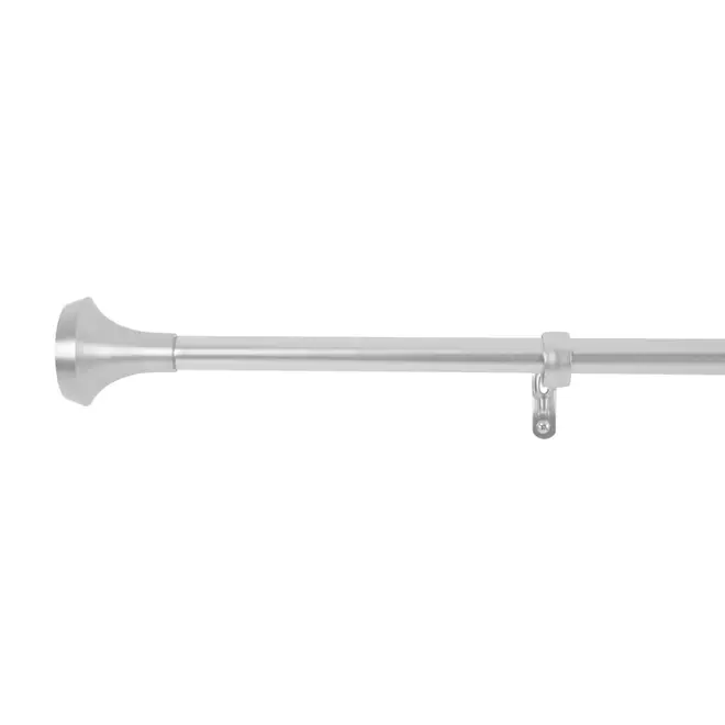 SUPORTE PARA CORTINA EXTENSÍVEL 91 CM/1,82 M 25 MM EVOLUN - NÍQUEL - Foto 6
