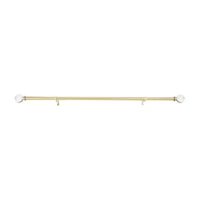 SUPORTE PARA CORTINA EXTENSÍVEL. 91 CM/1,82 M 25 MM NOBLEMAN