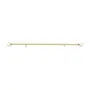 SUPORTE PARA CORTINA EXTENSÍVEL. 91 CM/1,82 M 25 MM NOBLEMAN - OURO/INCOLOR - Foto 1