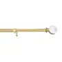 SUPORTE PARA CORTINA EXTENSÍVEL. 91 CM/1,82 M 25 MM NOBLEMAN - OURO/INCOLOR - Foto 6