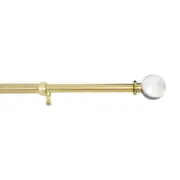 SUPORTE PARA CORTINA EXTENSÍVEL. 91 CM/1,82 M 25 MM NOBLEMAN - OURO/INCOLOR - Foto 6