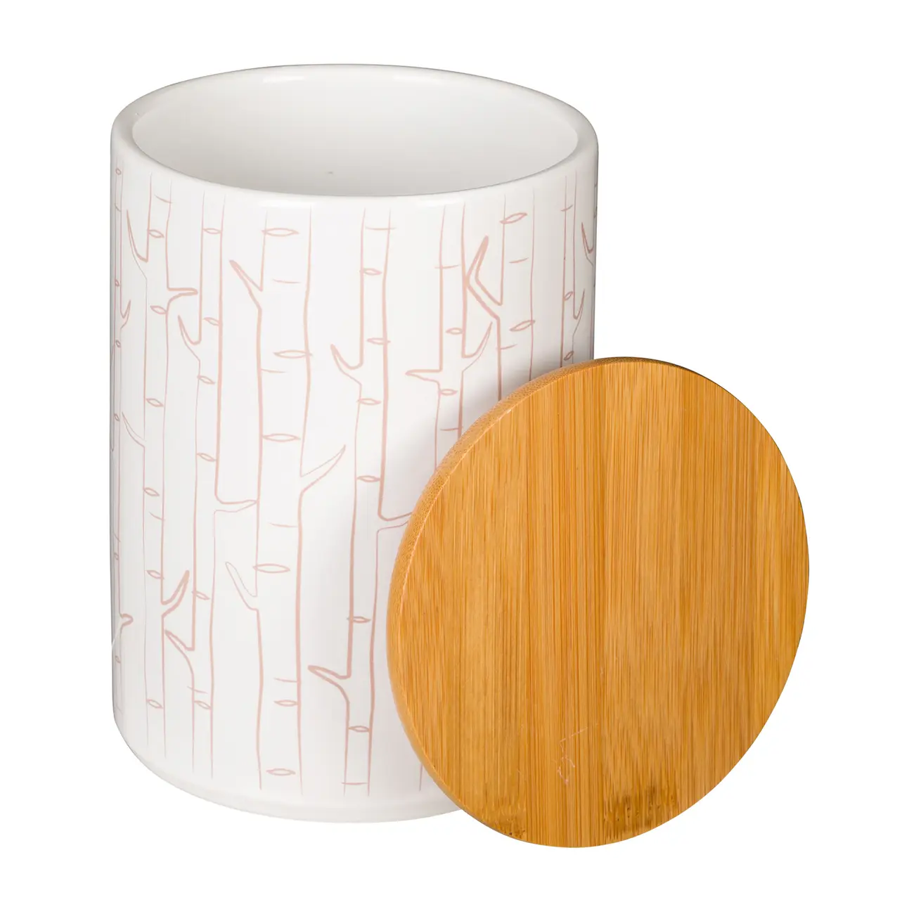 POTE 1 L BÉTULA - BRANCO/BAMBU - Foto 2