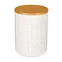 POTE 600 ML BÉTULA - BRANCO/BAMBU - Foto 1