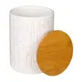 POTE 600 ML BÉTULA - BRANCO/BAMBU - Foto 2
