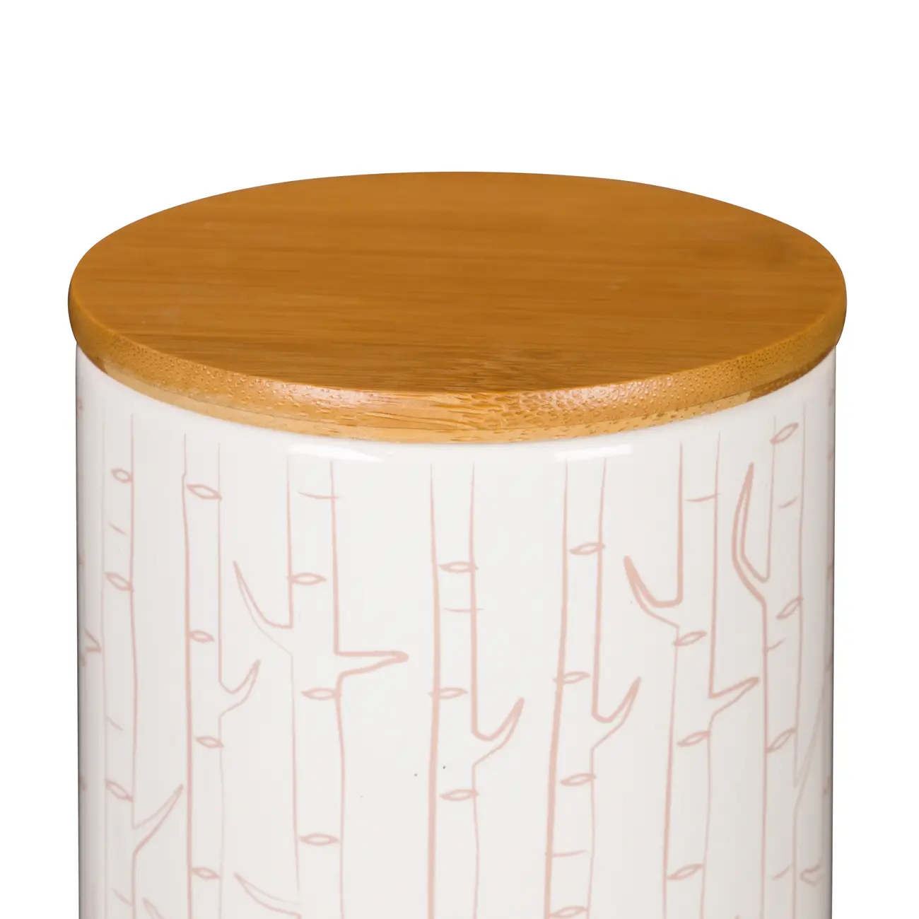 POTE 600 ML BÉTULA - BRANCO/BAMBU - Foto 3