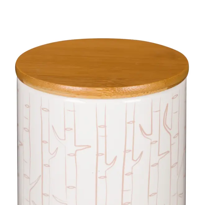 POTE 600 ML BÉTULA - BRANCO/BAMBU - Foto 3