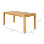 MESA DE JANTAR 1,60 M X 80 CM ALENTEJO - AMÊNDOA - Foto 5