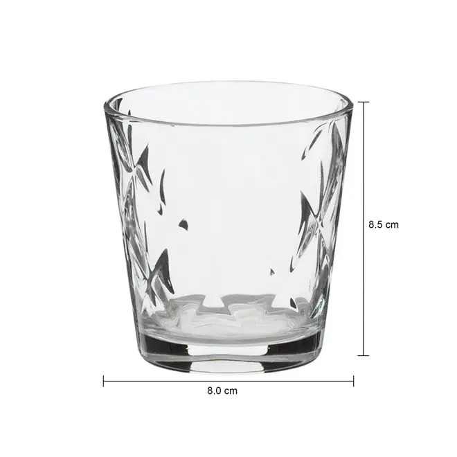 COPO ON THE ROCKS 240 ML DIAMOND - INCOLOR - Foto 3