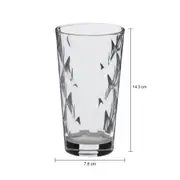 COPO LONG DRINK 375 ML DIAMOND - INCOLOR - Foto 3