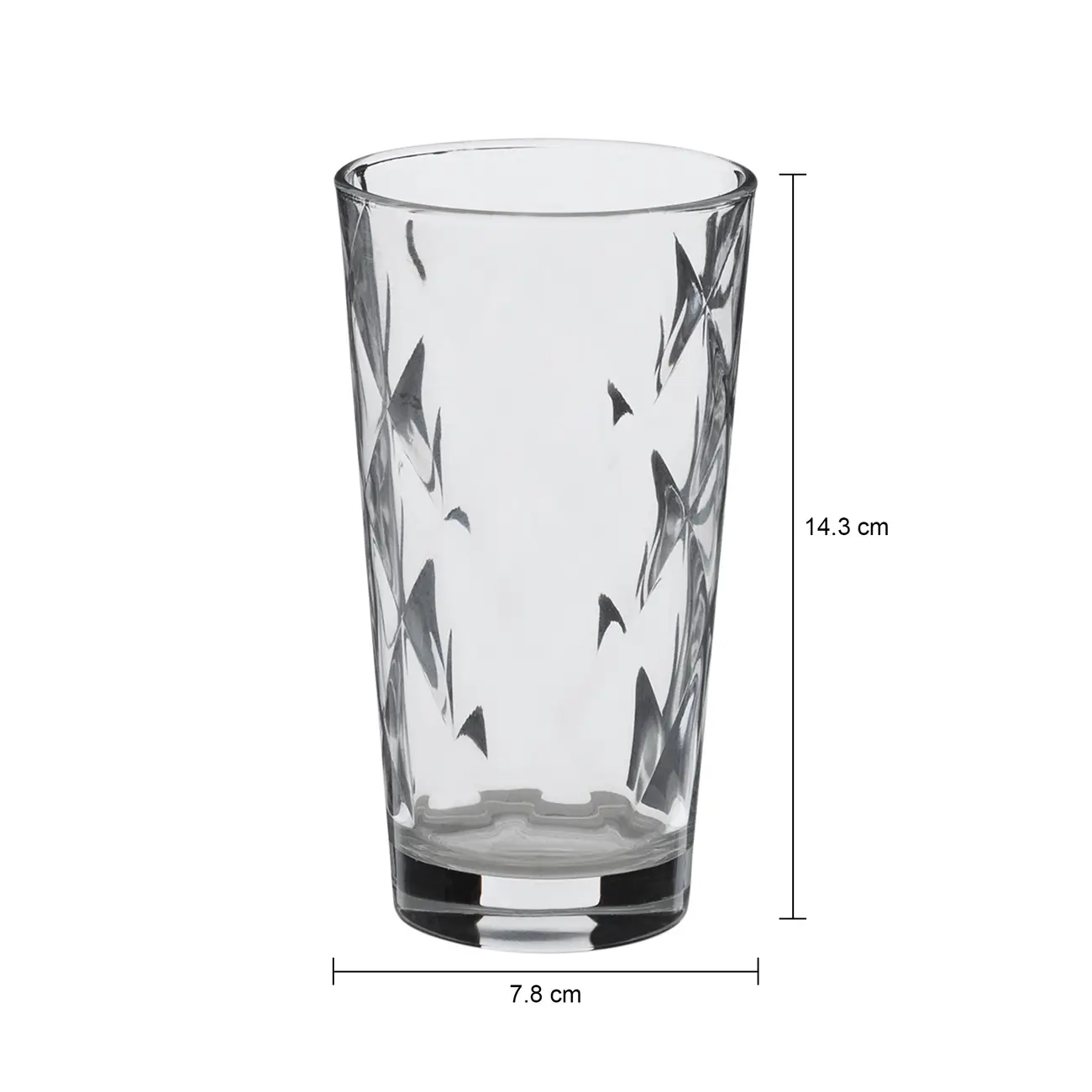 COPO LONG DRINK 375 ML DIAMOND - INCOLOR - Foto 3