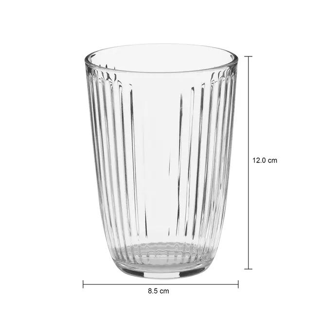 COPO LONG DRINK 390 ML LINZ - INCOLOR - Foto 5