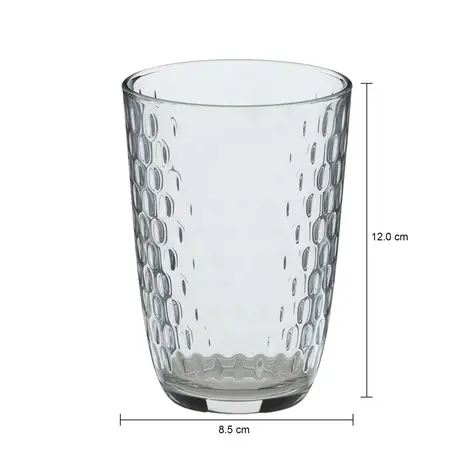 Imagem com medidas do produto COPO LONG DRINK 390 ML TYRION I