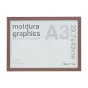MOLDURA A3 29 CM X 42 CM GRAPHICS - RUBY MOCHA - Foto 1
