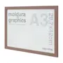 MOLDURA A3 29 CM X 42 CM GRAPHICS - RUBY MOCHA - Foto 2
