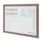 MOLDURA A3 29 CM X 42 CM GRAPHICS - RUBY MOCHA - Foto 2