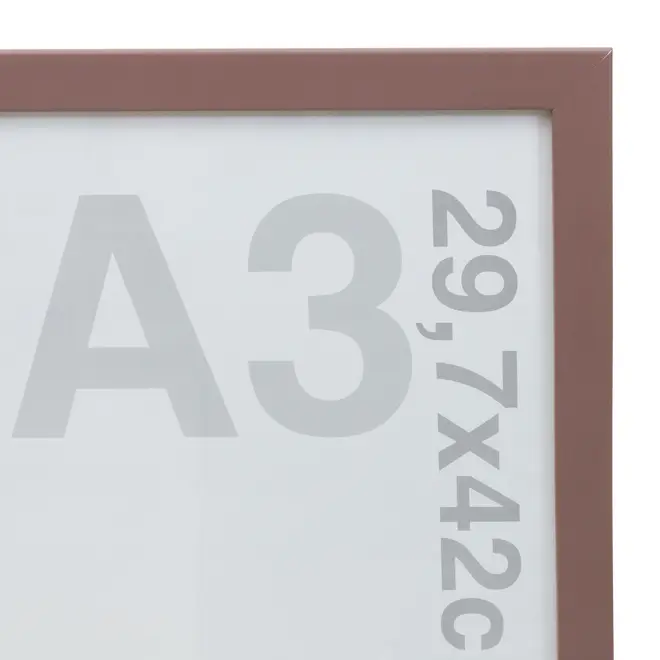 MOLDURA A3 29 CM X 42 CM GRAPHICS - RUBY MOCHA - Foto 3
