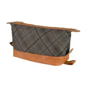 NÉCESSAIRE PLAID - MARROM/ENGLISH GREEN - Foto 3