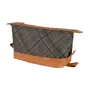 NÉCESSAIRE PLAID - MARROM/ENGLISH GREEN - Foto 3