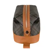 NÉCESSAIRE PLAID - MARROM/ENGLISH GREEN - Foto 6