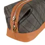 NÉCESSAIRE PLAID - MARROM/ENGLISH GREEN - Foto 7